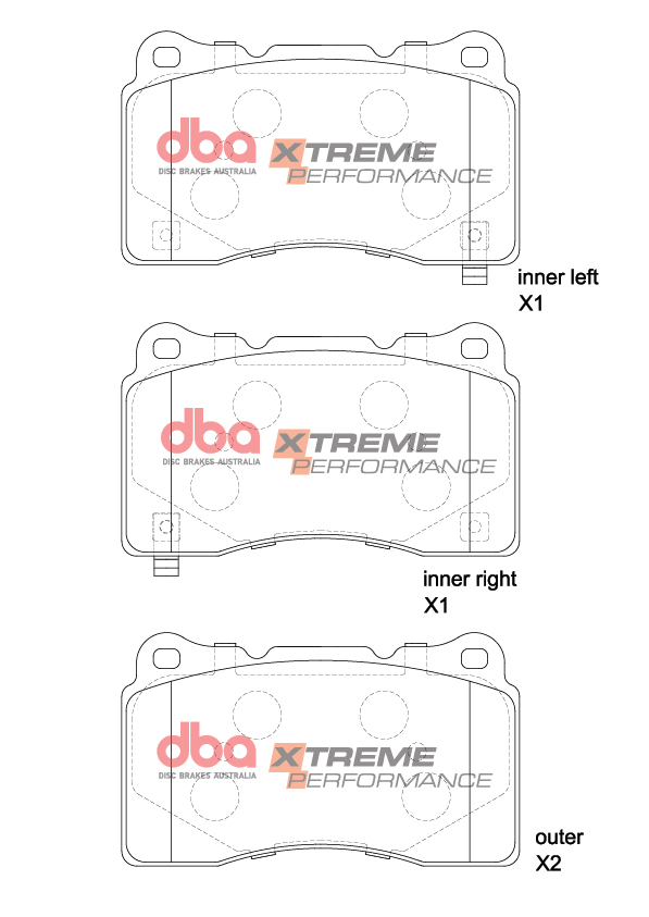 DBA Xtreme Performance Front Brake Pads | Porsche 911 Turbo (91-92) (DB1355XP)