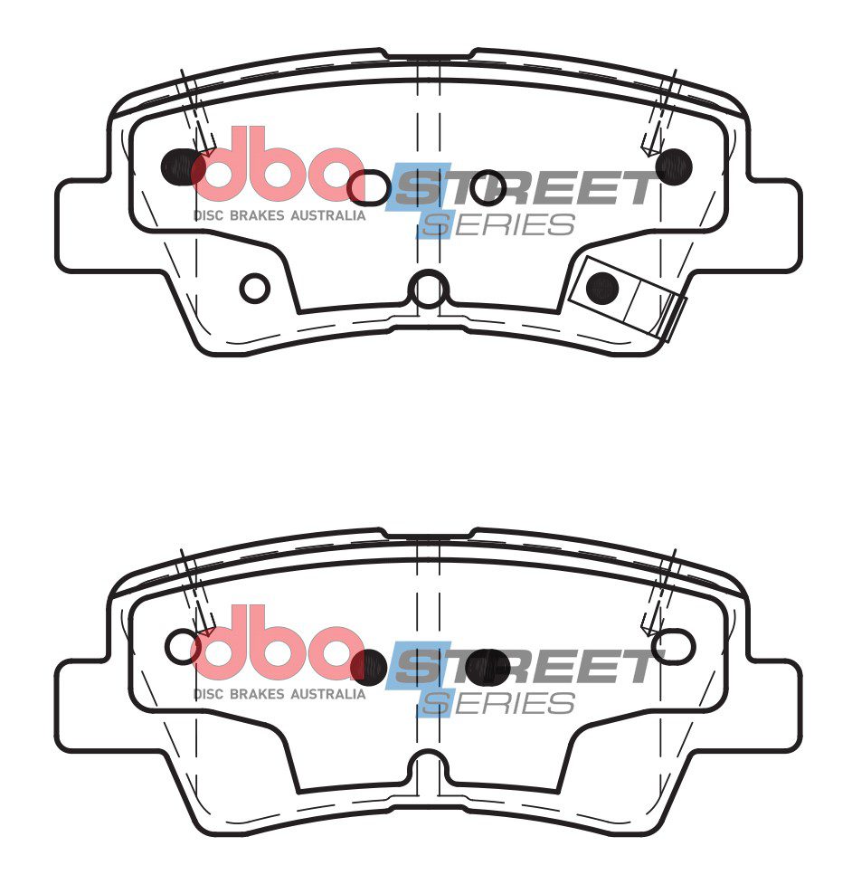Rear Street Series Brake Pads DB2076SS Disc Brakes Australia